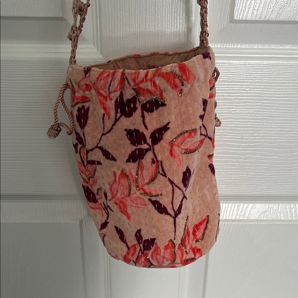 Free People Velvet Moon Crossbody Drawstring Bag - Picture 2 of 4